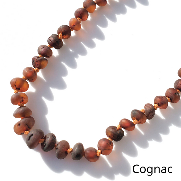 COGNAC Raw Baltic Amber Necklace